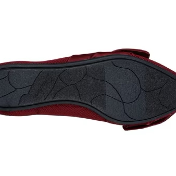 NIB Skechers Cleo Point Classy Bow Flat 8.5 Red - Picture 5 of 5